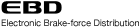 EBD�@Electronic Brake-force Distribution