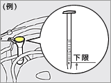 ウインド・ウォッシャ液の量