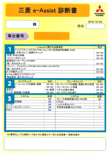 E-Assist 診断書サンプル