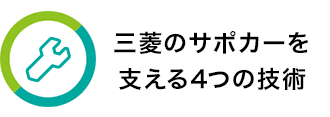 三菱のサポカーを支える4つの技術