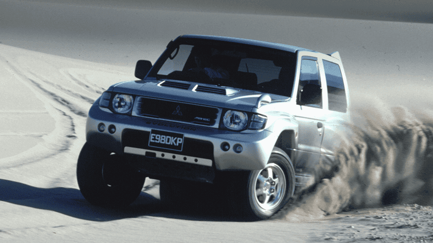 The PAJERO EVOLUTION Debuts