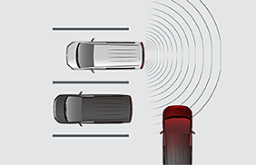 後退時交差車両検知警報システム［RCTA］