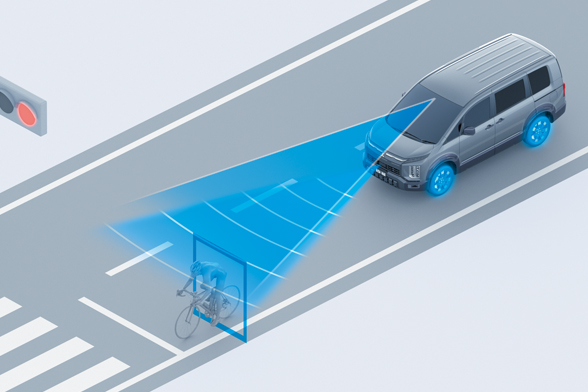 衝突被害軽減ブレーキシステム［FCM］（歩行者・自転車検知付）