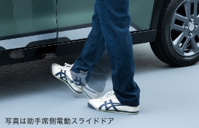 運転席側電動スライドドア(イージークローザー付、ハンズフリーオートスライドドア)