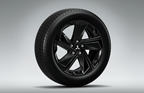 225/55R18 タイヤ+18インチアルミホイール(ブラック塗装)