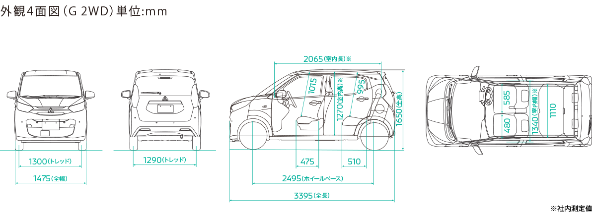 Ekワゴン 主要諸元 スペック 三菱自動車