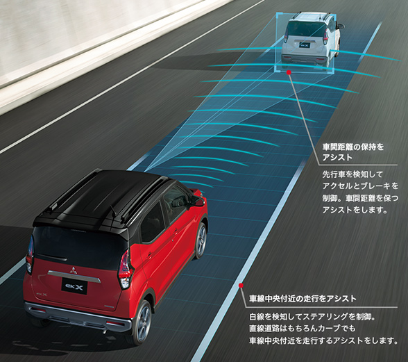 高速道路 同一車線運転支援機能 マイパイロット［MI-PILOT］