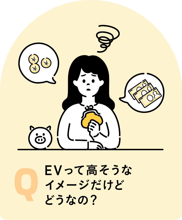 EVって高そうなイメージだけどどうなの？