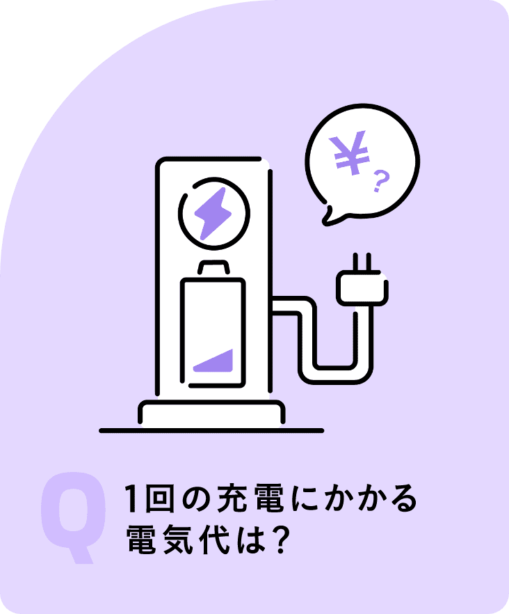 １回の充電にかかる電気代は？