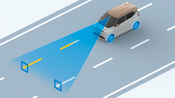 車線逸脱警報システム［LDW］＆車線逸脱防止支援機能［LDP］