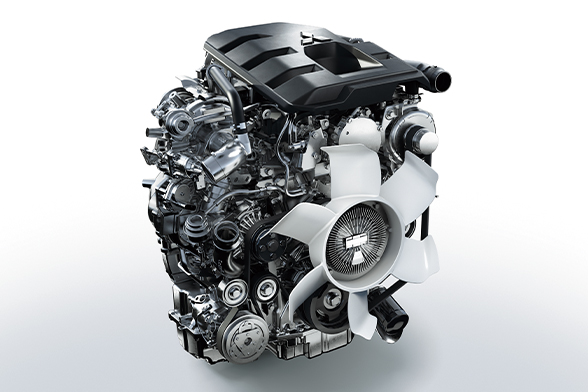 新開発2.4L クリーンディーゼルターボエンジン