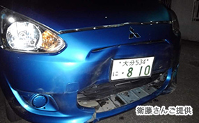 ラジエーターから冷却水が……
