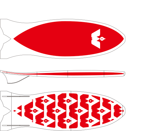 サーフボードの構造 サーフボード