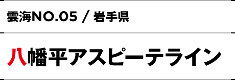 NO.05 / 岩手県 八幡平アスピーテライン