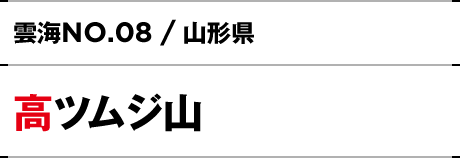 NO.08 / 山形県 高ツムジ山