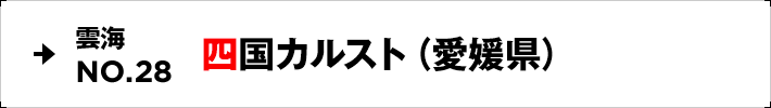 雲海NO.28 四国カルスト（愛媛県）