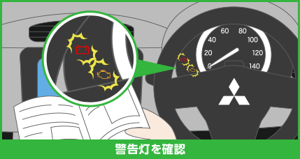 警告灯が点灯 点滅 クルマに異常発生のサイン 意外と知らないクルマの安全ガイド Mitsubishi Motors